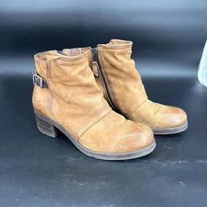 Miz Mooz Damen Stiefelette Stoney Cognac Braun �� Leder Größe 40 US 9 / 9,5 - Bild 1 von 7