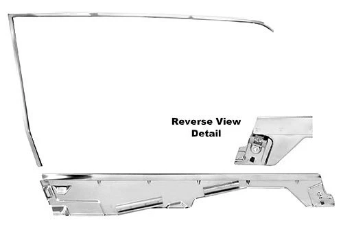 Kit de marco de ventana de puerta para Ford Mustang 1965-66 cupé - izquierda Foto 1 de 1