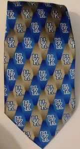 University of Kentucky Wildcats UK Seidenkrawatte Standardgröße blau grau offiziell - Bild 1 von 6