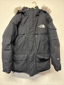 The North Face Jacket Mens Large Black 550 Parka Down Warm Insulated Winter - Picture 1 of 24