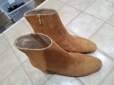 $449 Bruno Magli VINNY LEATHER ANKLE BOOT Womens Shoes Copper SZ 10 EU 40 NWOB - Image 1 of 4