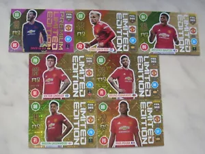 FIFA 365 2021 LIMITED SET 7 CARD MANCHESTER UTD.POGBA,FERNANDES,DE GEA,DE BEEK - Picture 1 of 1