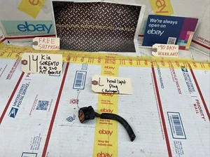 14-15 KIA SORENTO DRIVER LEFT HEADLIGHT HEAD LIGHT HALOGEN WIRE PIGTAIL HARNESS  - Picture 1 of 6