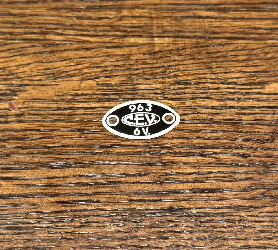 Etiqueta de bocina CEV 963 6V Ducati 250 Diana Parilla Moto Guzzi Benelli Capriolo Foto 1 de 1