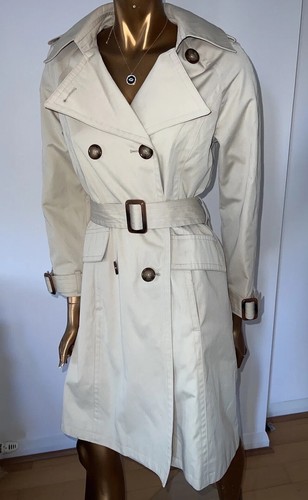 MICHAEL KORS MICHAEL MAC TRENCH COAT BEIGE LONDON COAT XS