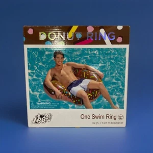 New Donut Ring Pool Floaty Swim Ring 42 In Swim Ring Inflatable pool Tube - NEW! - Picture 1 of 2