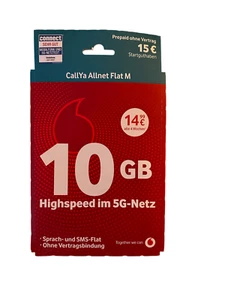 vodafone, callya, Allnet Flat M, 10GB - Zdjęcie 1 z 1