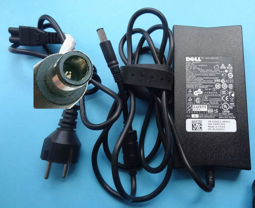 Orginal Ladekabel Dell Latitude E5500 E6400 E5400 E5410 E5420 Netzteil 130W - Bild 1 von 1