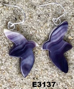 E3137 Wampum Earrings - Picture 1 of 1