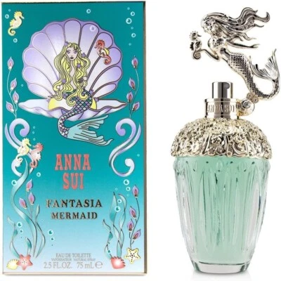 ANNA SUI FANTASIA MERMAID EAU DE TOILETTE EDT SPRAY FOR HER BRAND NEW AUTHENTIC