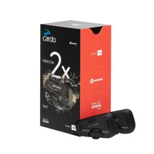 Cardo Freecom 2X DUO Headset Motorcycle Intercom Scala Rider Bluetooth JBL - Picture 1 of 1