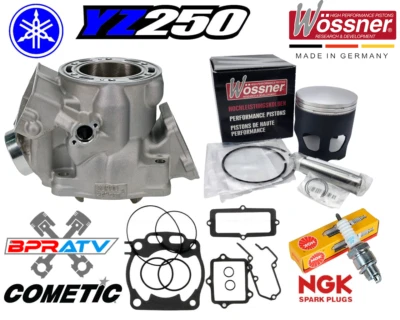 Yamaha YZ250 YZ 250 Stock Top End Rebuild Kit Cylinder Wossner OE Piston Cometic - Image 1 of 4