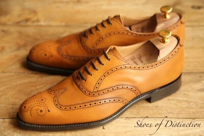 Church's Radcot Tan Brown Leather Oxford Brogue Shoes UK 9 F US 10 RRP: £1000 - Image 1 of 4