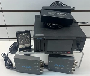 AJA Ki Pro Ultra PLUS Recorder ¦ 2x AJA Hi5-4K-PLUS ¦ AJA PAK 1000 SSD Speicher - Bild 1 von 12