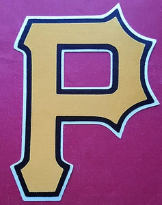 HUGE PITTSBURGH PIRATES IRON-ON PATCH - 5.50" x 7.50" - Picture 1 of 1