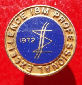 EXTREMELY RARE US 1972 10K GOLD PROFESSIONAL EXCELLENCE IMB AWARD PIN BADGE - Picture 1 of 12