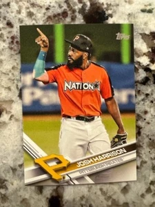 2017 TOPPS MINI MLB BASEBALL CARD PITTSBURGH PIRATES JOSH HARRISON #US138 - Foto 1 di 1