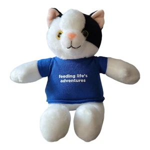 Suéter Publicidad Promocional Hills Science Diet Peluche Gato Negro Sobre Blanco Azul - Imagen 1 de 8