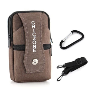 Outdoor Sports Waist Belt Bag Shoulder Strap Fanny Pack Messenger Phone Pocket - Imagen 1 de 20