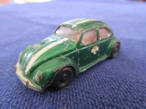 Vintage 1:64 Marx 1963 Volkswagen Beetle VW 1302 GREEN - Picture 1 of 11