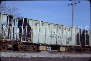 Original train slide CR Conrail hopper 50845, 1982 - Picture 1 of 1