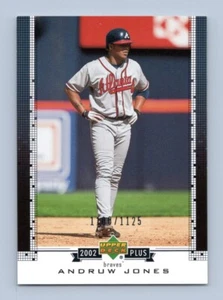 Upper Deck UD Plus Hobby UD48 2002 Andruw Jones SN/1125 - Imagen 1 de 4