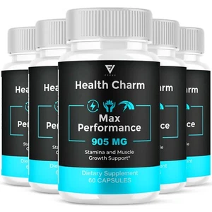 (5 Pack) Health Charm Capsules HealthCharm Maximum Strength Pills (300 Capsules) - Picture 1 of 11