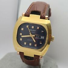 Vintage BELAIR 25Jewels Men's Automatic watch Day/Date Durowe 7526 (INT) 1970s