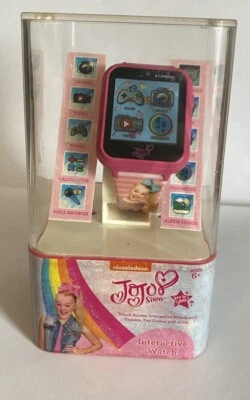JoJo Siwa Interactive Kids Smart Watch Pink Camera Video Touch Screen Games - Image 1 of 4