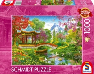 Schmidt Japanese Zen Garden by Dominic Davison 1000 piece jigsaw puzzle - Picture 1 of 2