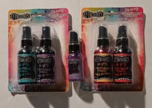 Dylusions Ink Spray - Turquoise/Purple/Yellow/Red/Crushed Grape (FREE SHIPPING) - Picture 1 of 9