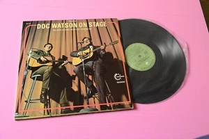 Doc Watson on Stage 2LP saving Grace 1970 NM That Folk - Picture 1 of 1