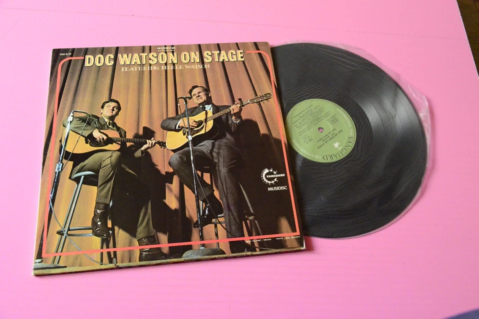 Doc Watson on Stage 2LP saving Grace 1970 NM That Folk - Image 1 of 1