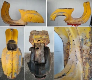 Telaio Vespa 50 sportellino piccolo uso lamierati numeri corrosi come da foto - Foto 1 di 17