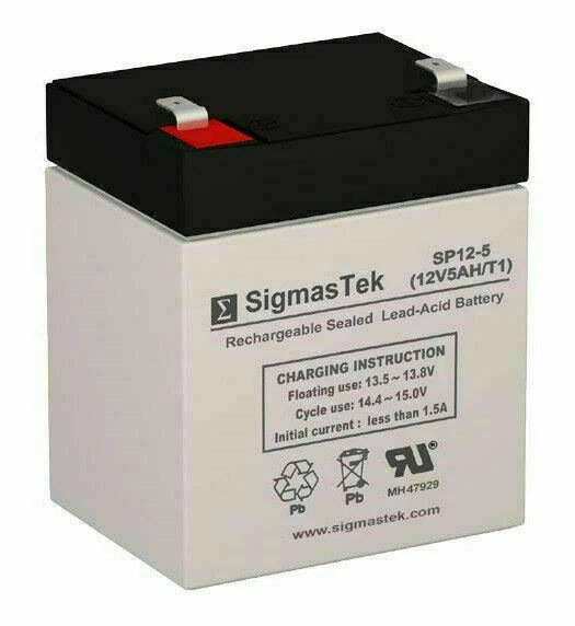 SigmasTek SP125 12V 5Ah Rechargeable Battery