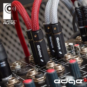 EDGE 3 m PHONO (RCA) ROT Verbindungskabel (1x Paar Stecker auf Stecker) DAS AUDIO - Bild 1 von 12