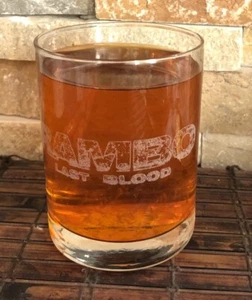 Rambo Last Blood Movie Collectible Whiskey Glass 8 Oz - Picture 1 of 1