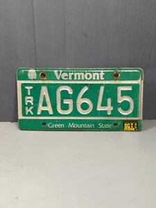 Vtg Vermont Licence Plate 1985 Green Mountain State  Maple Tree  #AG645 - Bild 1 von 7