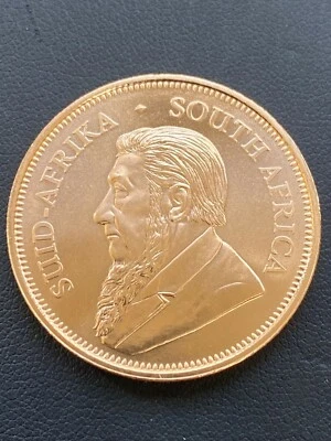 2017 1ozt Gold Krugerrand, 50th Anniversary Privy, Only 100,000 Coins Made - Image 1 of 4