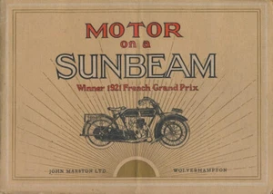 Sunbeam Sales Catalogue/Katalog 1922 Original gebraucht - Bild 1 von 4