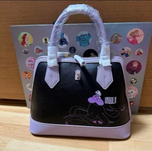 Disney 100 Years of Wonder x Samantha thavasa Hand Bag Ursula Black Purple - Picture 1 of 9