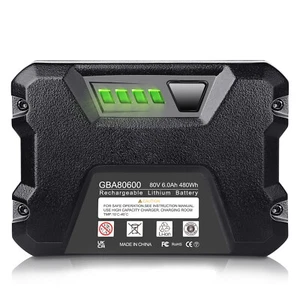 3Ah / 3.5Ah / 6Ah Battery For Greenworks Pro 80V Lithium Ion Cordless Power Tool - Picture 1 of 40