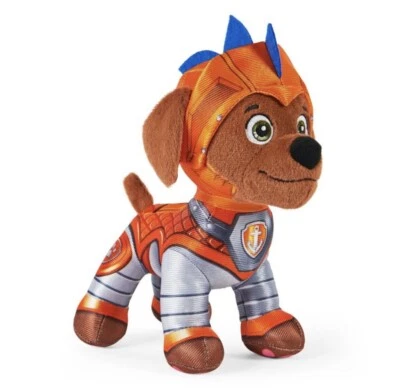 PAW PATROL Caballeros de Rescate ZUMA 8" Heroico Cachorro Peluche Casco Visor Móvil 2022 Foto 1 de 4