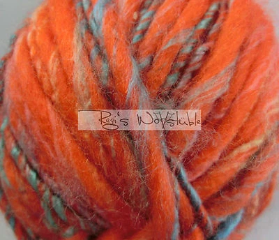(80 €/kg):150 g ORIENTAL COLOR, Schachenmayr, orangebunt, für 1 Loop  #622 - Bild 1 von 4