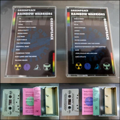 2x GREENPEACE Rainbow Warriors Cassette Tapes - Image 1 of 4