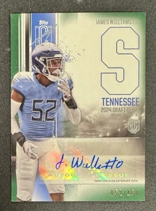 2025 Topps Signature Class - Rookie Class Auto James Williams #RCA-JWI /150 - Picture 1 of 5