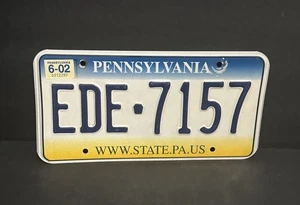 Pennsylvania Nummernschild, EDE - 7157 WWW.STATE.PA.US, Top Zustand!! - Bild 1 von 22