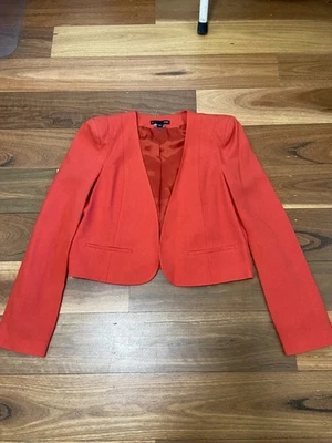 12 Saba Burnt Orange Crop Jacket  *5 + ITEMS = FREE POST - image 1 of 2