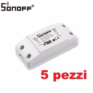 SONOFF Basic R2 5 PEZZI NEW Domotica Wifi Switch interruttore Alexa Google - Foto 1 di 1