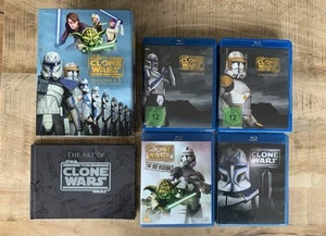 Star Wars The Clone Wars Staffel 1 2 3 4 5 6 + Film | Blu-ray Box - Bild 1 von 7